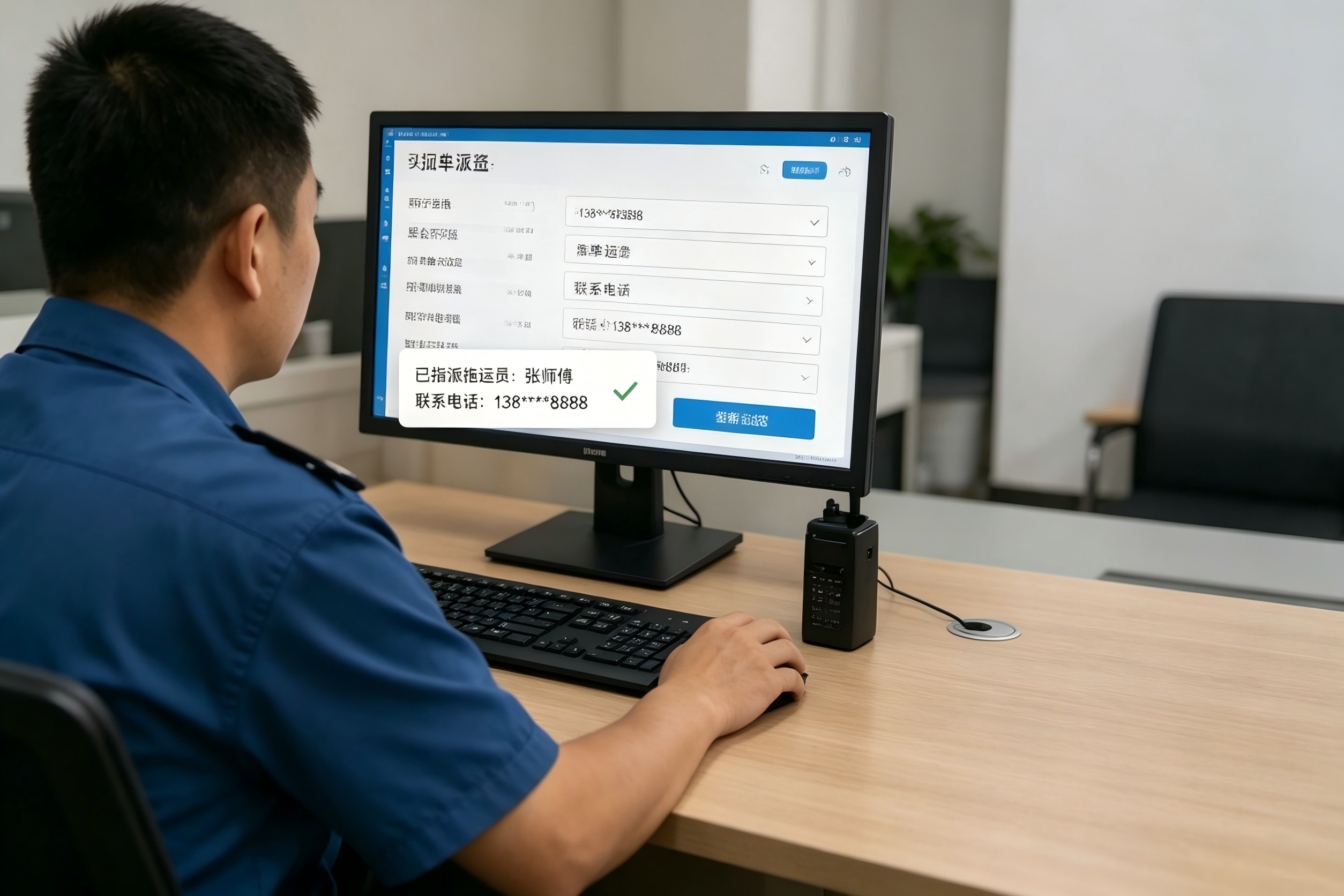 指派拖运员